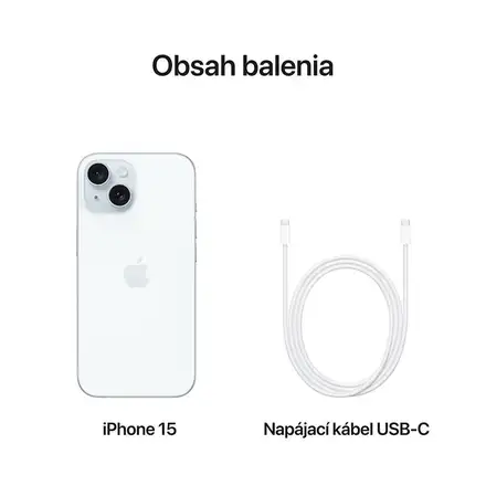 iPhone 15 128 GB Modrý *Třída B*