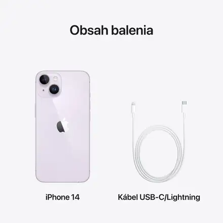iPhone 14 512 GB Fialový *Použitý s DPH – Třída C*