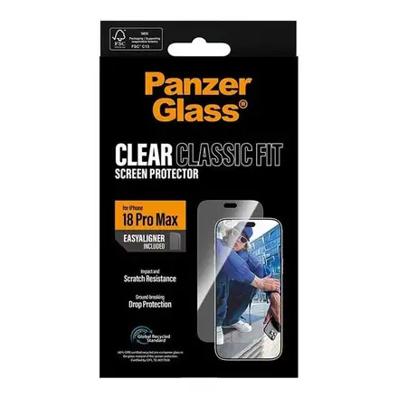 PanzerGlass ochranné sklo UWF Classic Fit pro iPhone 18 Pro Max-Clear