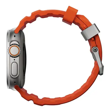 Nomad řemínek Rocky Point Band pro Apple Watch 46/49mm - Magma/Natural