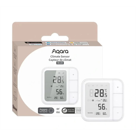 Aqara Smart Home Climate Sensor W100 - Zigbee a Thread