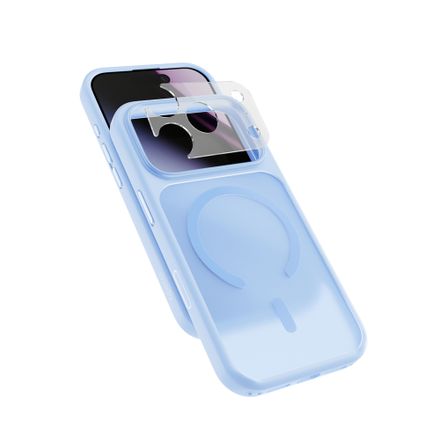 Epico HeroMatte Pro Mag+ Case iPhone 17 Pro Max/18 Pro Max Qi2 & MagSafe kompatibilní - světle modrá