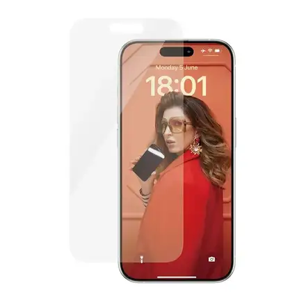 PanzerGlass ochranné sklo Classic Fit pro iPhone 15 Pro-Clear