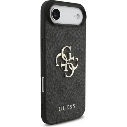 Guess PU 4G Metal Logo Strap kryt iPhone Air černý