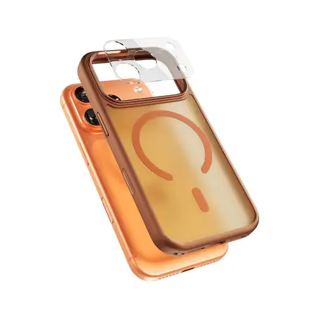 Epico HeroMatte Pro Mag+ Case iPhone 17 Pro Max Qi2 & Magsafe kompatibilní - oranžová