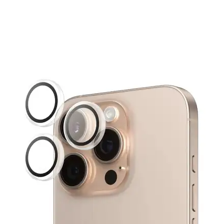 PanzerGlass ochranné sklo Hoops pro iPhone 16 Pro/16 Pro Max-Clear
