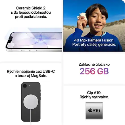 iPhone 17e 256 GB Černý *Aktivovaný*