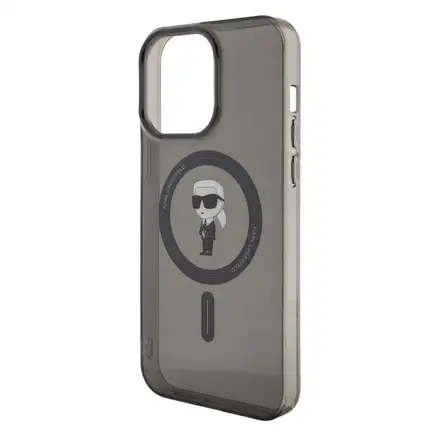 Karl Lagerfeld IML Ikonik MagSafe kryt iPhone 15 Pro Max černý