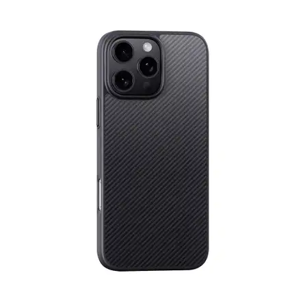 Devia kryt Kevlar Ultra-Thin Magnetic Shockproof Case pro iPhone 16-Black