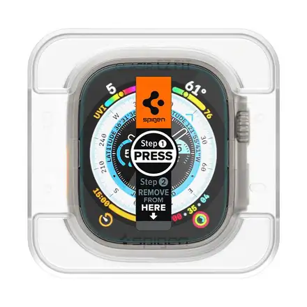 Spigen ochranné sklo Glas.tR EZ Fit pro Apple Watch Ultra 2 ks - Clear