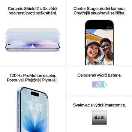iPhone 17 256GB Levandulová