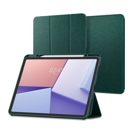 Spigen pouzdro Urban Fit pro iPad Air 11" (M2/M3/M4)/ iPad Pro 11" (2018-2022)/ iPad Air 10,9" (2020-2022) - Midnight Green