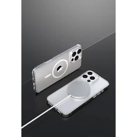 Devia kryt Pure Clear Magnetic Shockproof Case pro iPhone 16 - Clear