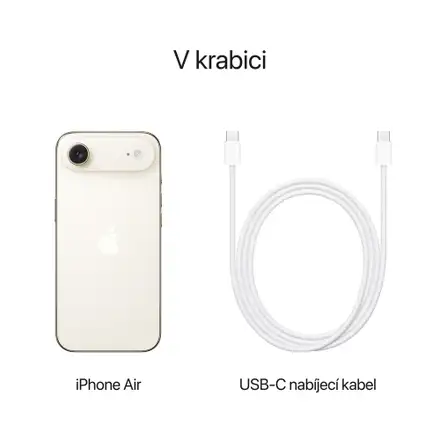 iPhone Air 256GB Světle zlatá