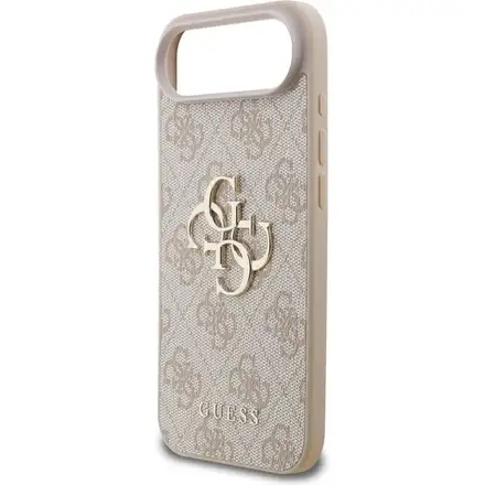 Guess PU 4G Metal Logo Strap kryt iPhone Air růžový