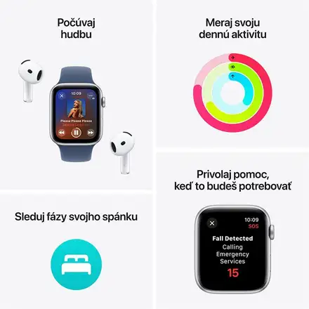 Apple Watch SE 2 GPS 44mm Stříbrný hliník *Třída B*