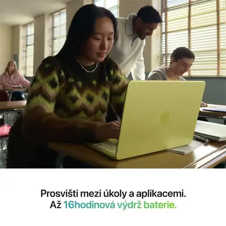 EDU MacBook Neo Apple A18 Pro 6core CPU 5core GPU 8GB 256GB Stříbrný CZ