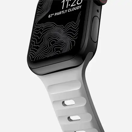Nomad řemínek Sport Strap pro Apple Watch 49/45/44/42 mm - Lunar Gray