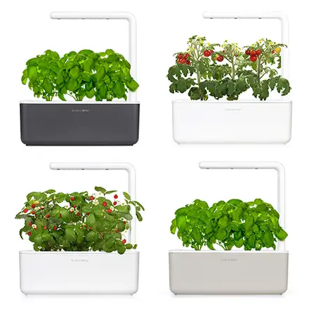 Click And Grow Smart Garden 3, béžový květináč