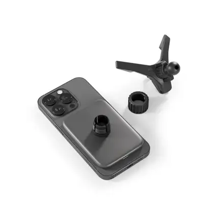 iStores by Epico Qi2 Mag+ Ultrathin Car Charger Wireless Charging 15W - černá