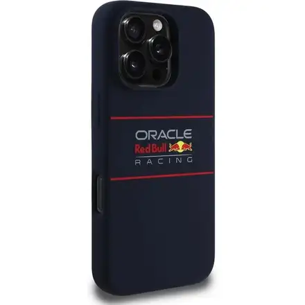 Red Bull Silicone Horizontal Logo MagSafe Zadní Kryt pro iPhone 16 Pro Max modrý