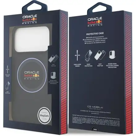 Red Bull Silicone Blue Ring MagSafe Zadní Kryt pro iPhone 17 Pro Max modrý