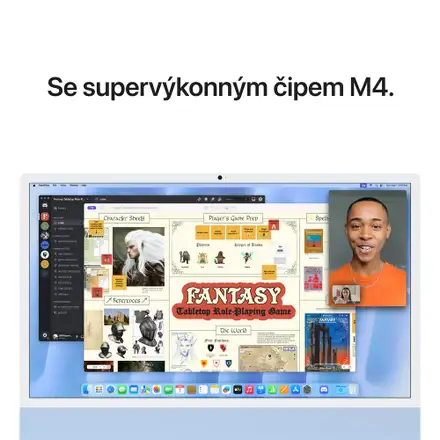 iMac 24" 4.5K Apple M4 10-core CPU 10-core GPU 24GB 512GB Modrý CZ
