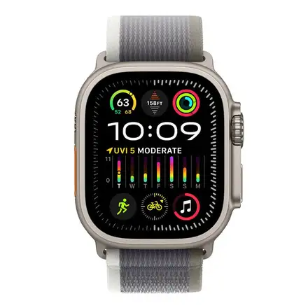 Apple Watch 49mm Green/Gray Trail Loop-S/M