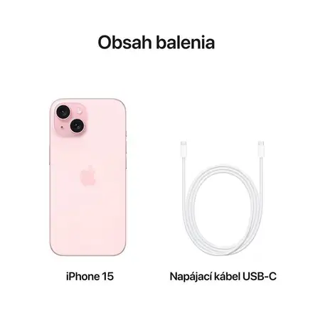 iPhone 15 128 GB Růžový *Třída A*