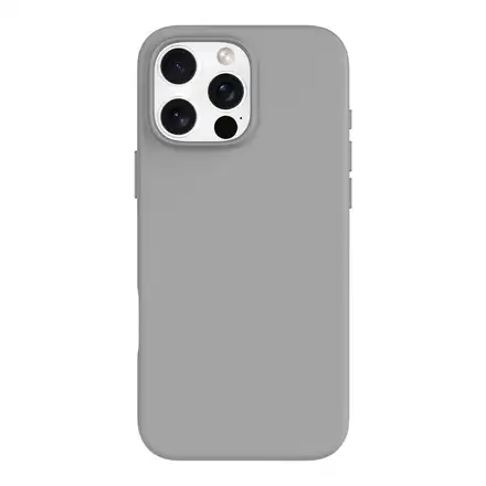 Devia kryt Nature Series Silicone Magnetic Case pro iPhone 16 Pro Max - Gray White