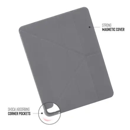 Pipetto pouzdro Origami TPU Case pro iPad Pro 11" 2022 - 2021 - Dark Grey