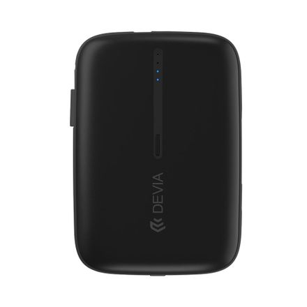 Devia Powerbank Kintone postavena-V duálním kabelu 10000 mAh-černá