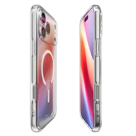 Spigen kryt Ultra Hybrid Magsafe pro iPhone 17 Pro Max - Clear White