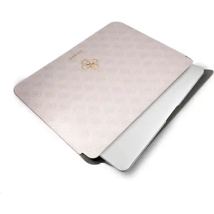 Guess PU 4G Metal Logo Pouzdro na MacBook 13" růžové