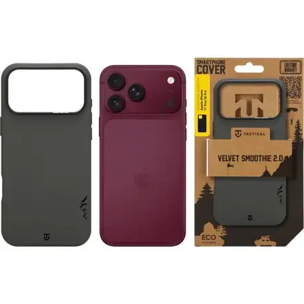 Tactical MagForce Velvet Smoothie 2.0 Kryt Apple iPhone 18 Pro/17 Pro zelená