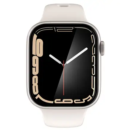 Spigen ochranné sklo Pro Flex pro Apple Watch 9/8/7 45mm - Clear