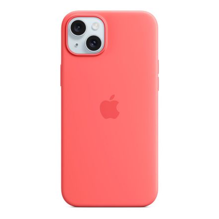 iPhone 15 Plus Silicone Case with MagSafe-Guava