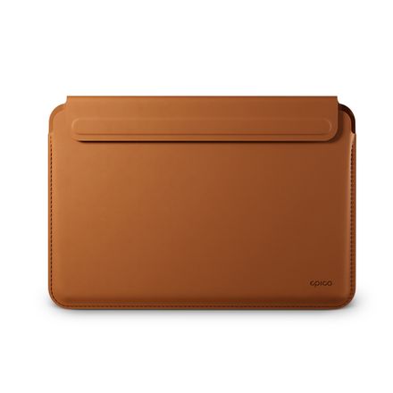 Epico Uni Leather Sleeve pro Macbook Air 13"/Pro 14" - Hnědá