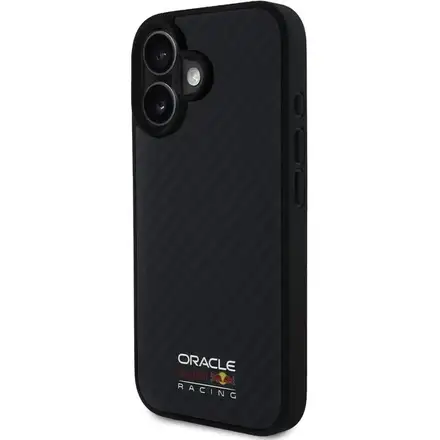 Red Bull Carbon Shiny MagSafe Zadní Kryt pro iPhone 16 černý