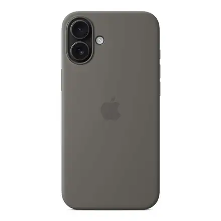 iPhone 16 Plus Silicone Case with MagSafe - Skálově šedá