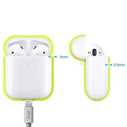 Elago Airpods 2 Silicone Case - Neon Yellow