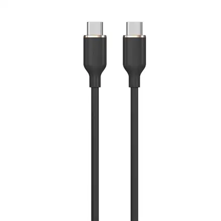 Devia kabel USB-C to USB-C Jelly Series Silicone Cable 1.2m - Black
