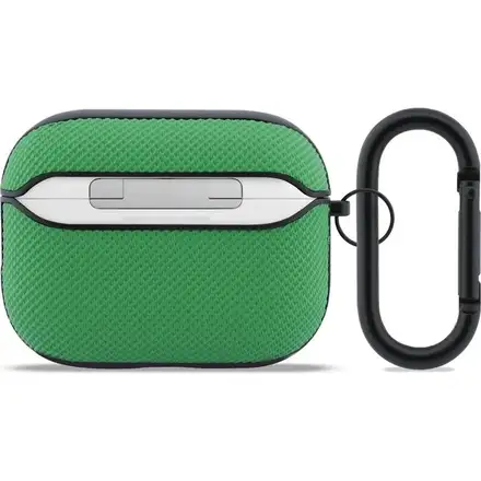 Lacoste Petit Pique Croc Logo Patch Pouzdro pro AirPods 3 Pro zelené