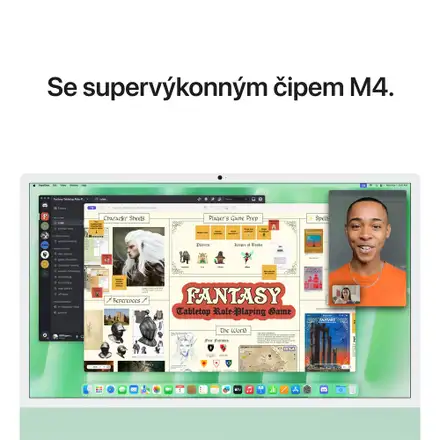 iMac 24" 4.5K Apple M4 10-core CPU 10-core GPU 24GB 512GB Zelený CZ