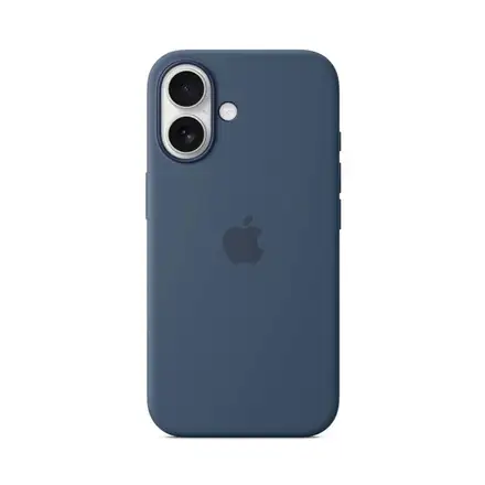 iPhone 16 Silicone Case with MagSafe - Denimová
