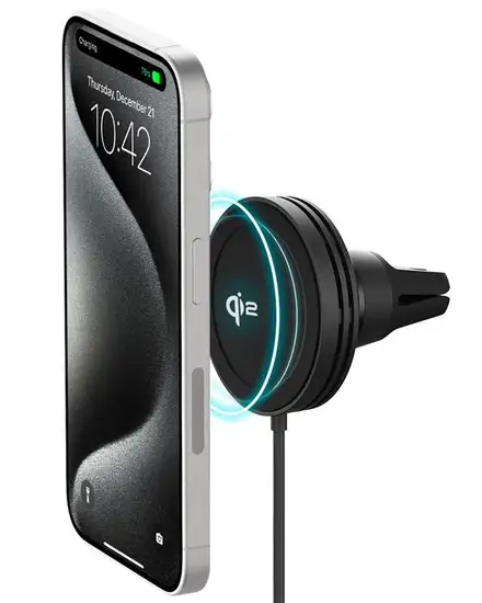 iOttie Velox MagSafe Qi2 Wireless Air Vent Mount - Black