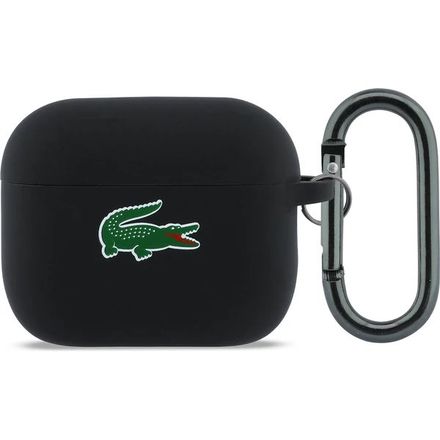 Lacoste Liquid Silicone Croc Logo Pouzdro pro AirPods 3 Pro černé