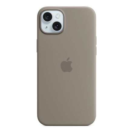 iPhone 15 Plus Silicone Case with MagSafe-Clay