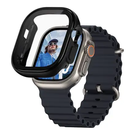 PanzerGlass ochranné sko Snappie Full Body Bulky pro Apple Watch Ultra-Black