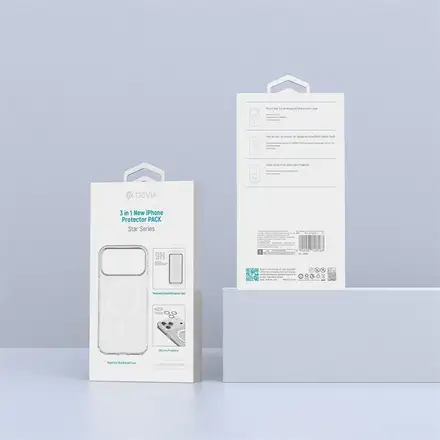 Devia Star Series 3 in 1 iPhone Protector Pack pro iPhone 17 Pro